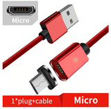 Cabo Magnético para iPhone e Android - Carregamento rápido - 3 Metros